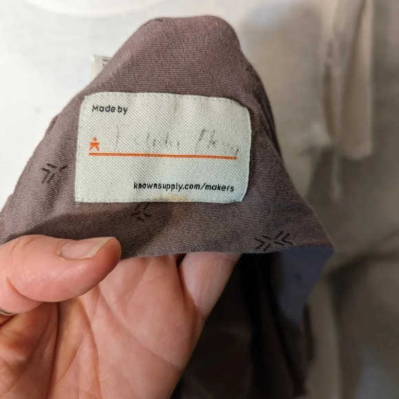 Known Supply Unity scarf, brown with black detail, one size fits all  G9 - Picture 3 of 3